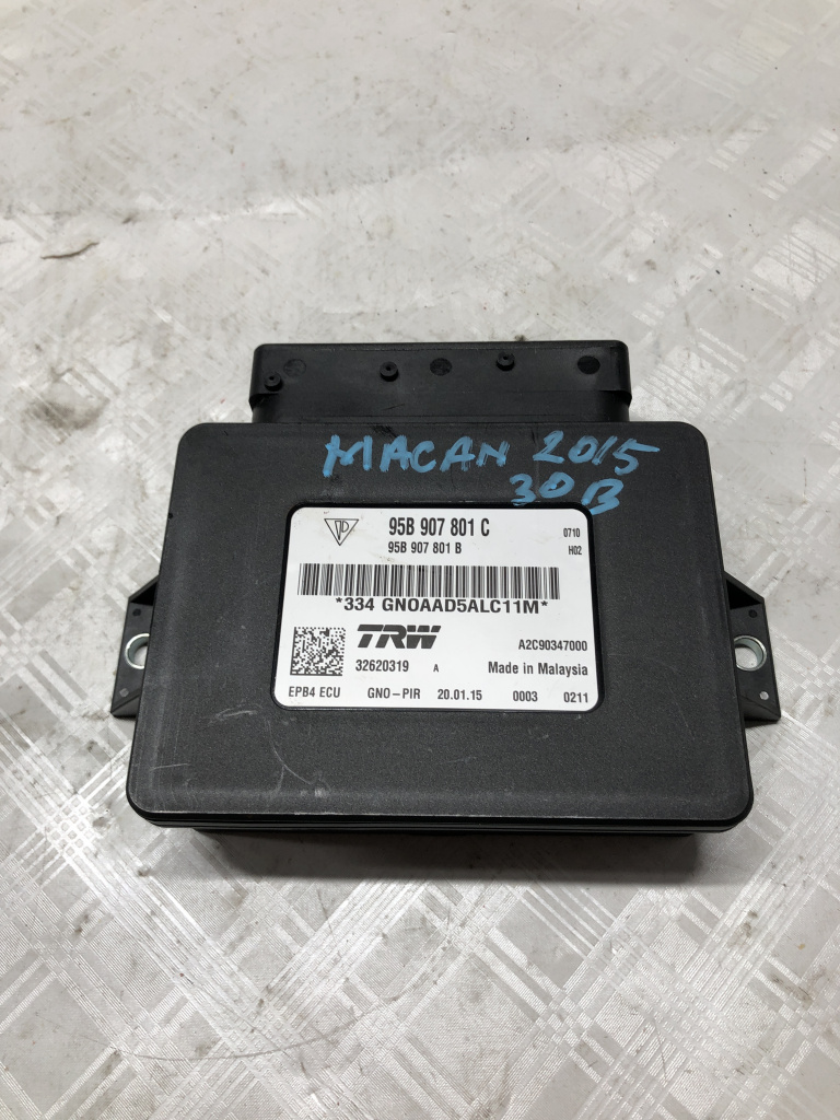 Modul frâna de mana Porsche Macan 3.0 Benzina 2013, 95B907801C