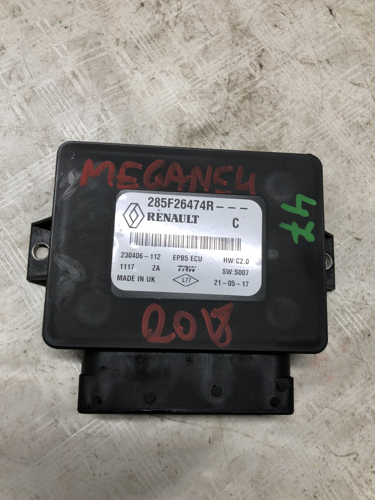 Modul frâna de mana Renault Megane 4 - Motorina 2018, 285F26474R