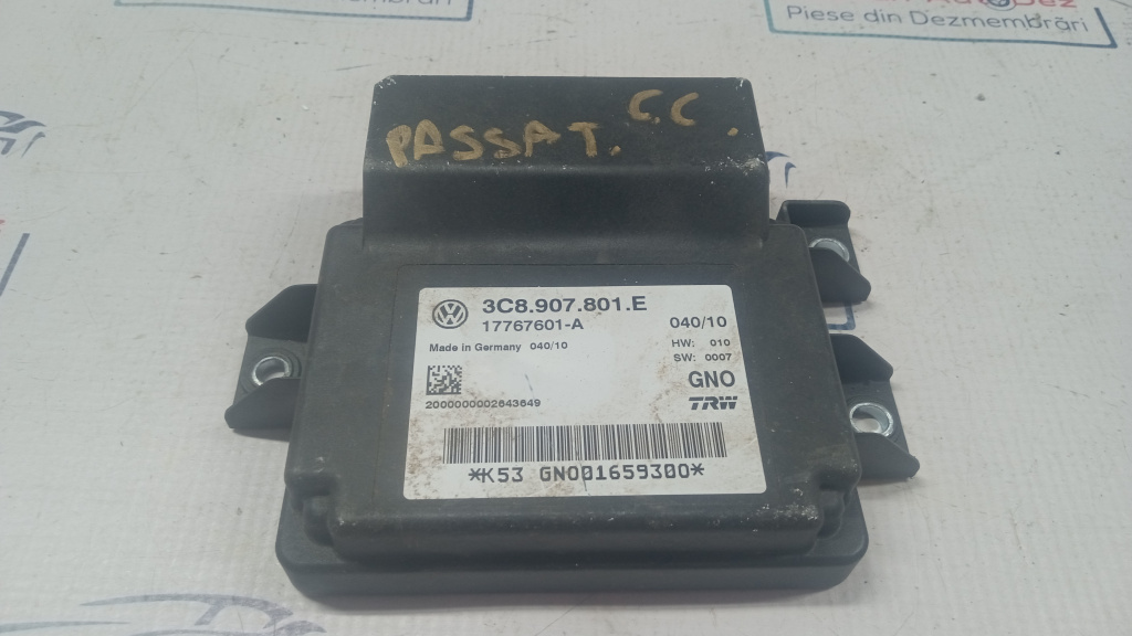 Modul frâna de mana Volkswagen Passat CC 2011, 3C8907801E