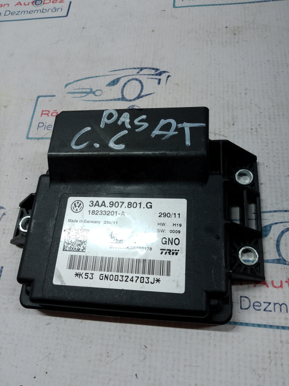 Modul frâna de mana Volkswagen Passat CC 2011, 3AA907801G