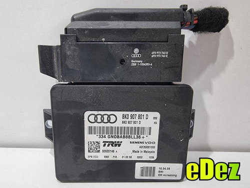 Modul frana de mana Audi A4 (2007-2011) [8K2, B8] 8K0907801D