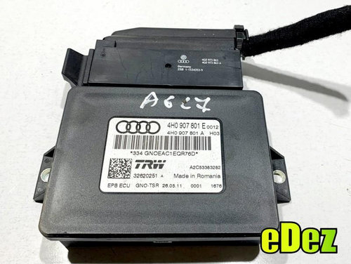 Modul frana de mana Audi A8 (2009-2017) [4H] D4 3.0 tdi 4H0907801E