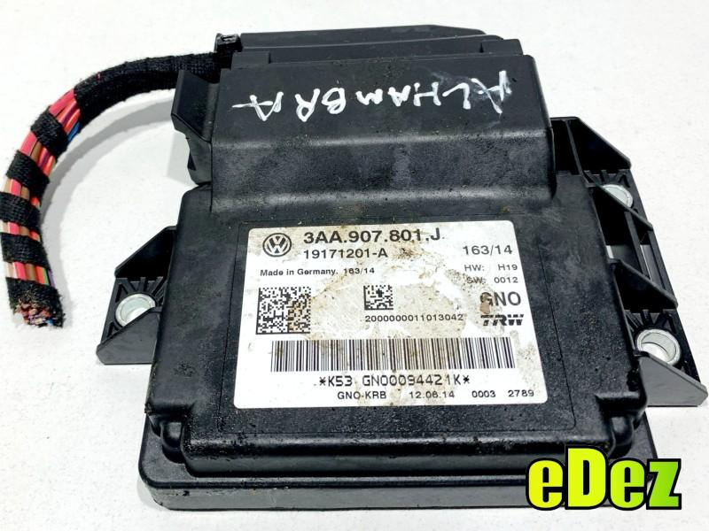 Modul frana de mana Volkswagen Passat B7 (2010-2014) 3AA907801J