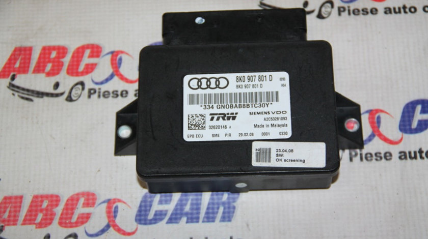 Modul frana mana Audi A4 B8 8K 2008-2015 cod: 8K0907801D