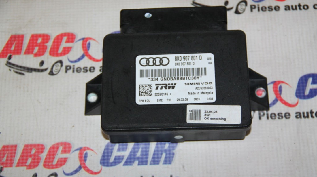 Modul frana mana Audi A5 8T 2008-2015 8K0907801D