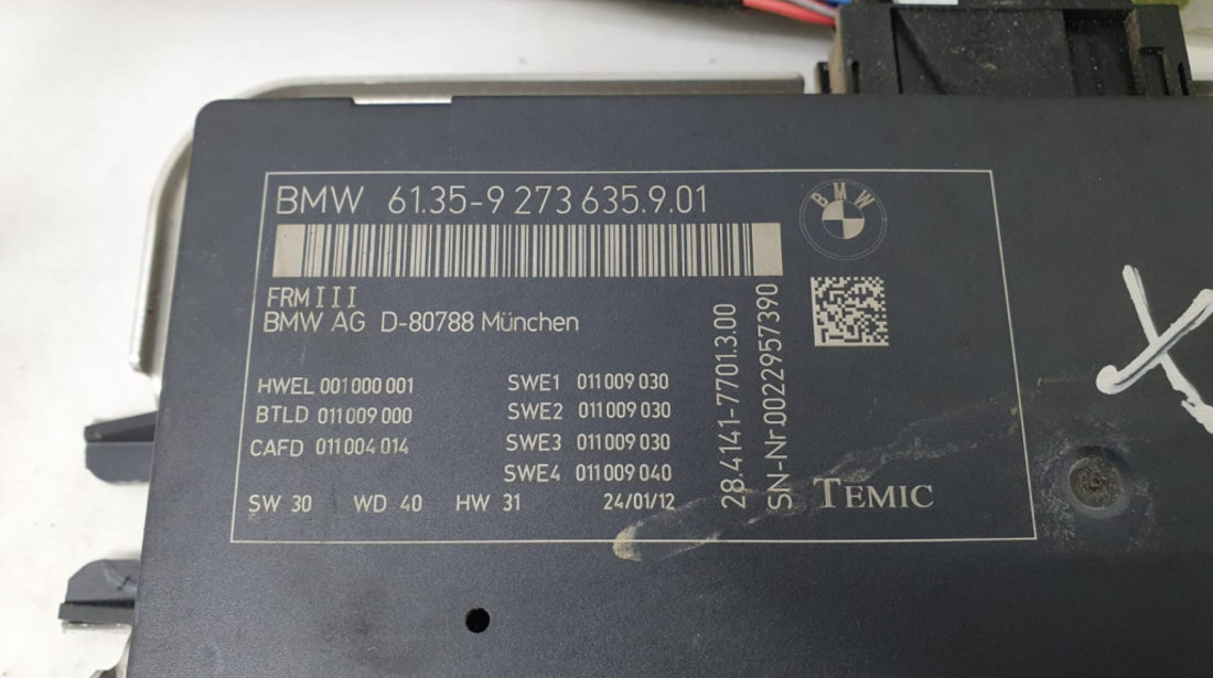 Modul frm 9273635901 BMW X3 F25 [2010 - 2015]