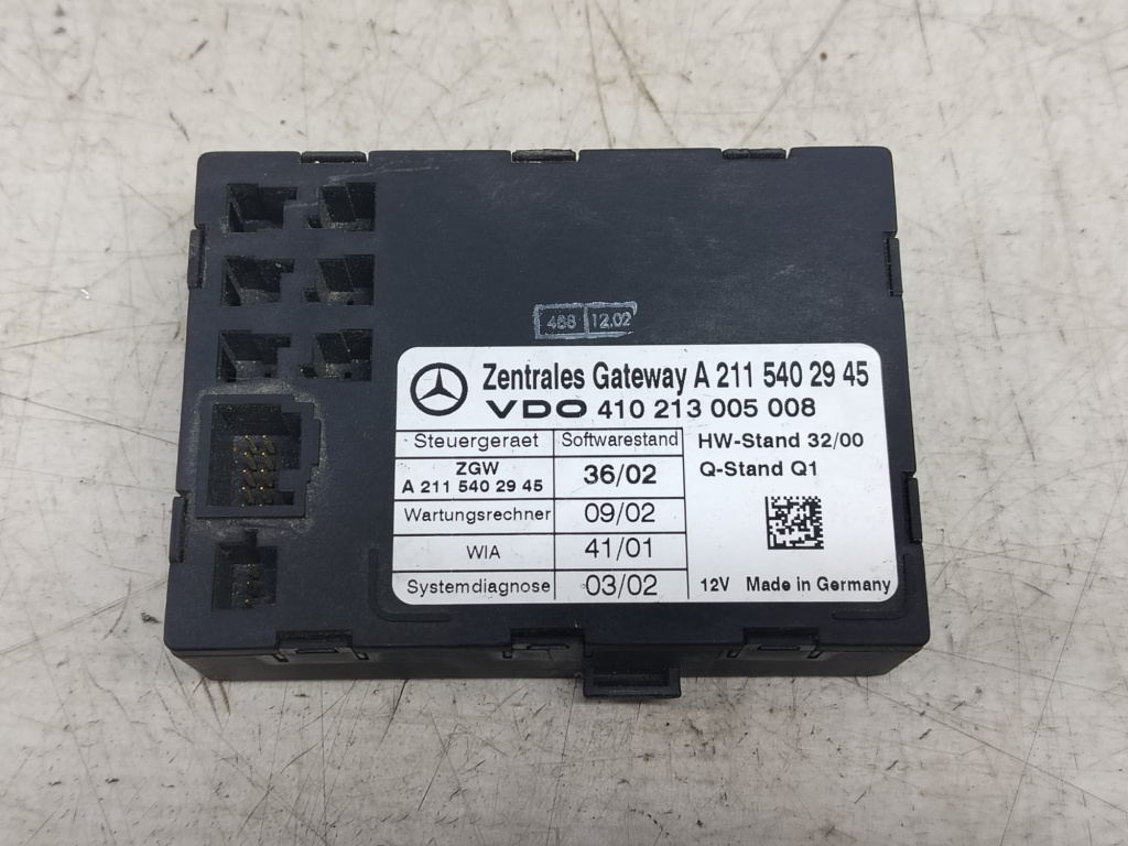Modul gateway A2115402945 Mercedes-Benz E-Class W211 [2002 - 2006]