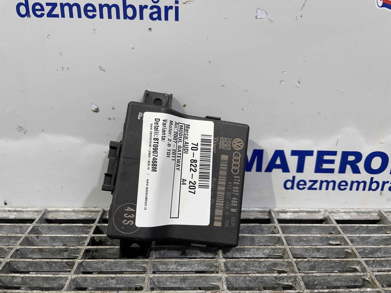MODUL GATEWAY AUDI A4 A4 2.0 TDI - (2007 2011)