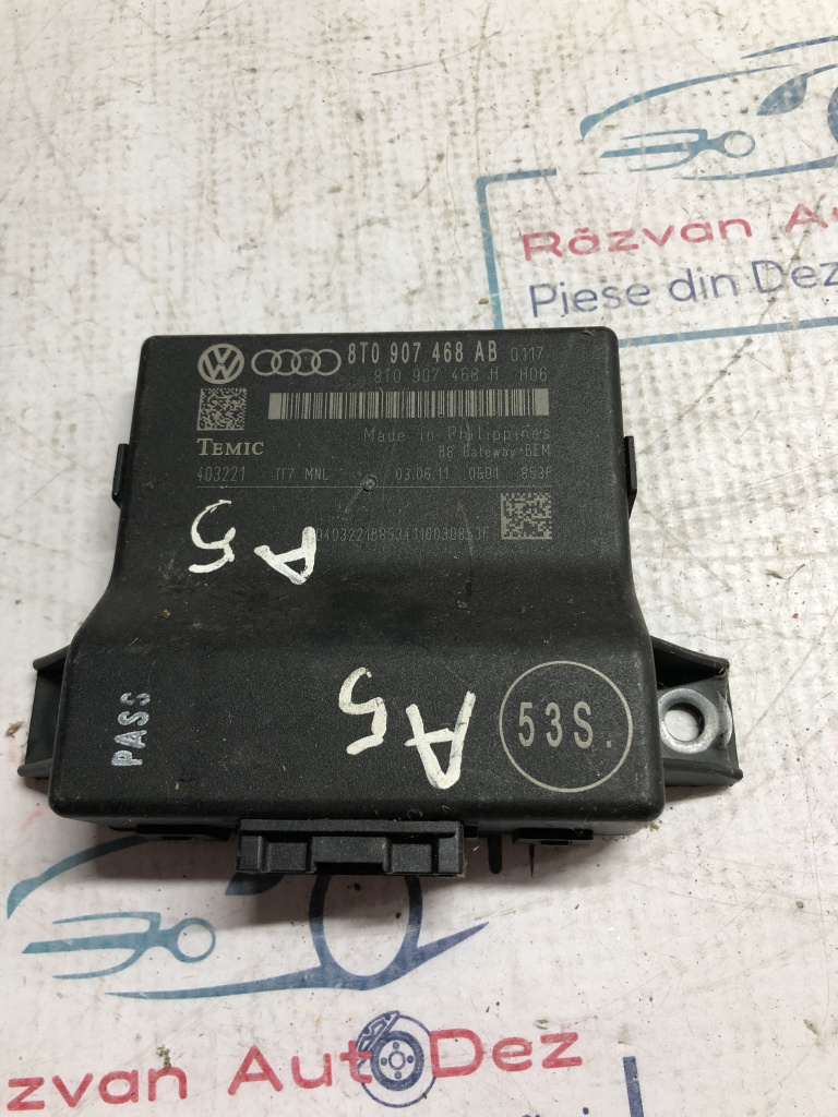 Modul Gateway Audi A5 2011, 8T0907468AB