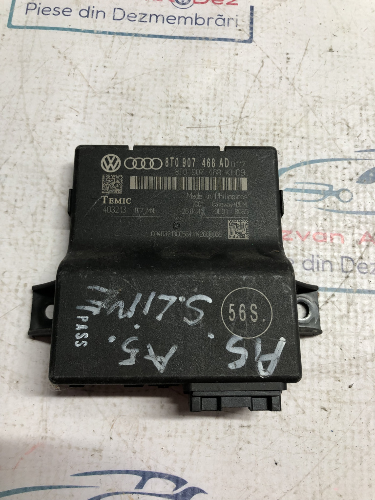 Modul Gateway Audi A5 2011, 8T0907468AD