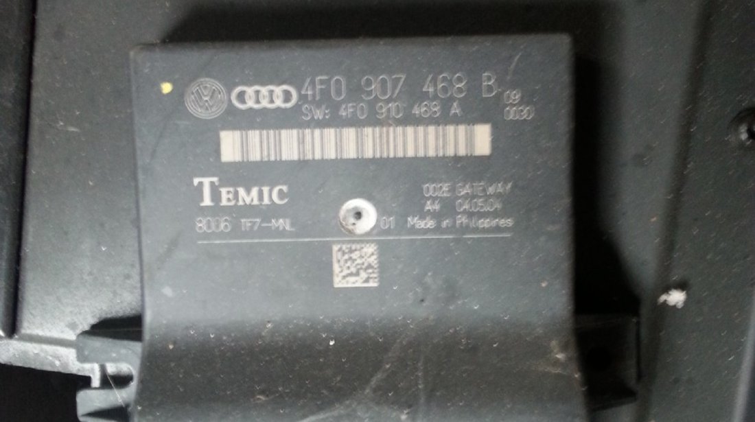 Modul gateway audi a6 c6 piesa originala cod 4f0907469b interfata diagnoza