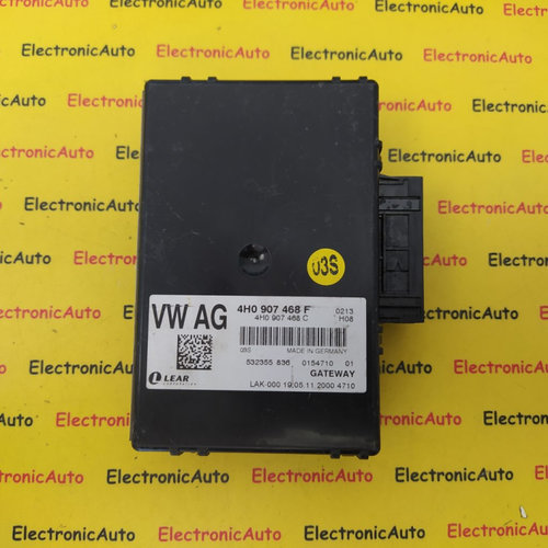 Modul Gateway Audi A8, 4H0907468F, 4H0907468C