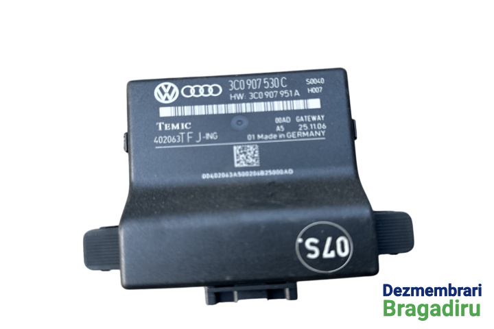 Modul Gateway Cod: 3C0907530C Volkswagen VW Passat B6 [2005 - 2010] Sedan 4-usi 2.0 TDI MT (140 hp) Cod motor BKP, Cod culoare LC9X