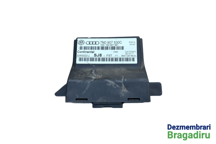 Modul Gateway Cod: 7N0907530C 7N0907530C Skoda Octavia 2 [facelift] [2008 - 2013] Liftback 5-usi 1.6 MPI MT (102 hp) Cod motor: BSE, Cod cutie: LVN, Cod culoare: LF9R-1Z1Z