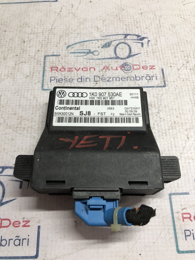 Modul Gateway Skoda Yeti 2009, 1K0907530AE