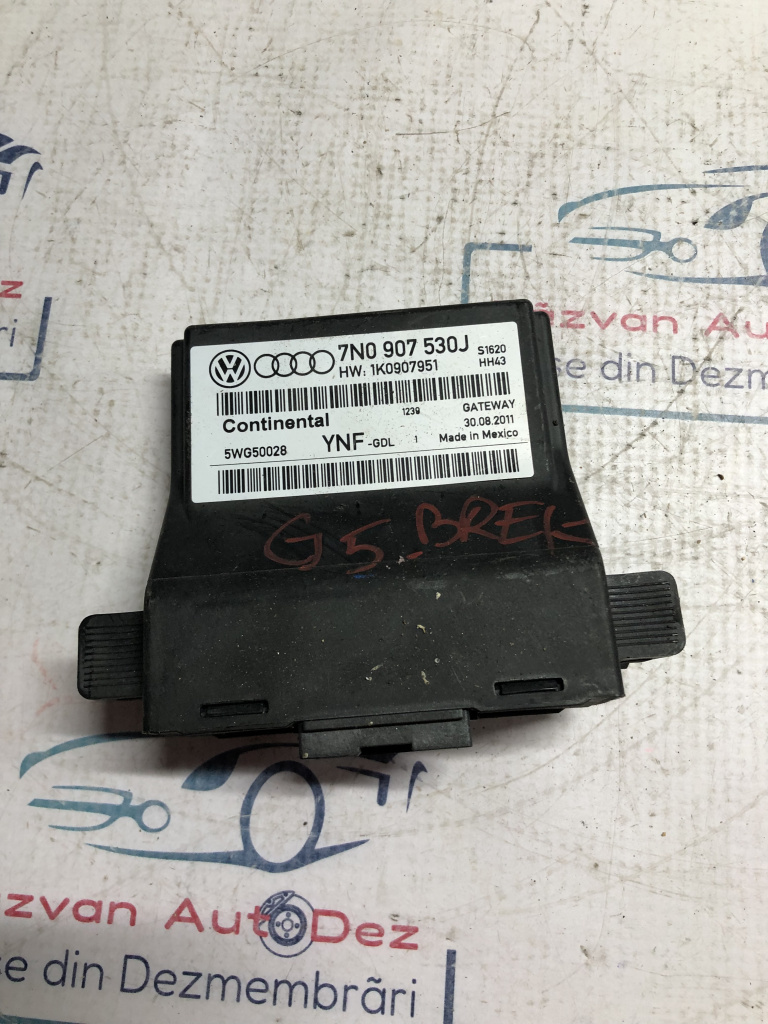 Modul Gateway Volkswagen Golf 5 2011, 7N0907530J