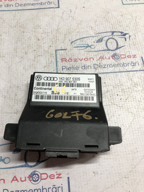 Modul Gateway Volkswagen Golf 6 2009, 1K0907530S