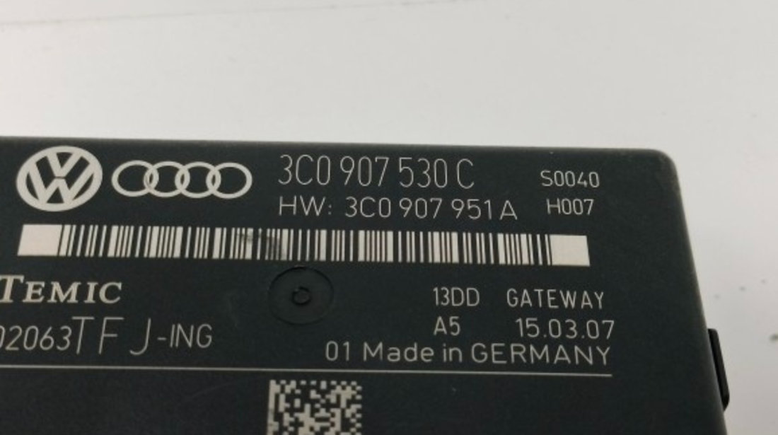 Modul Gateway Volkswagen Passat (3C5) Variant 2.0 TDI BMP 2007 OEM 3C0907530C