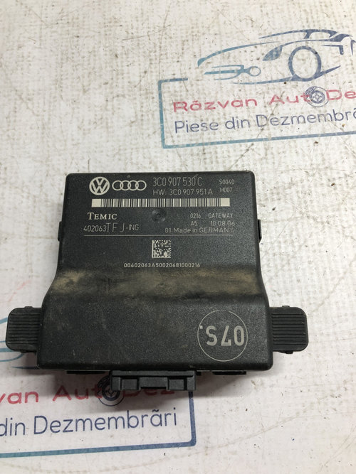 Modul Gateway Volkswagen Passat B6 2006, 3C0907530C