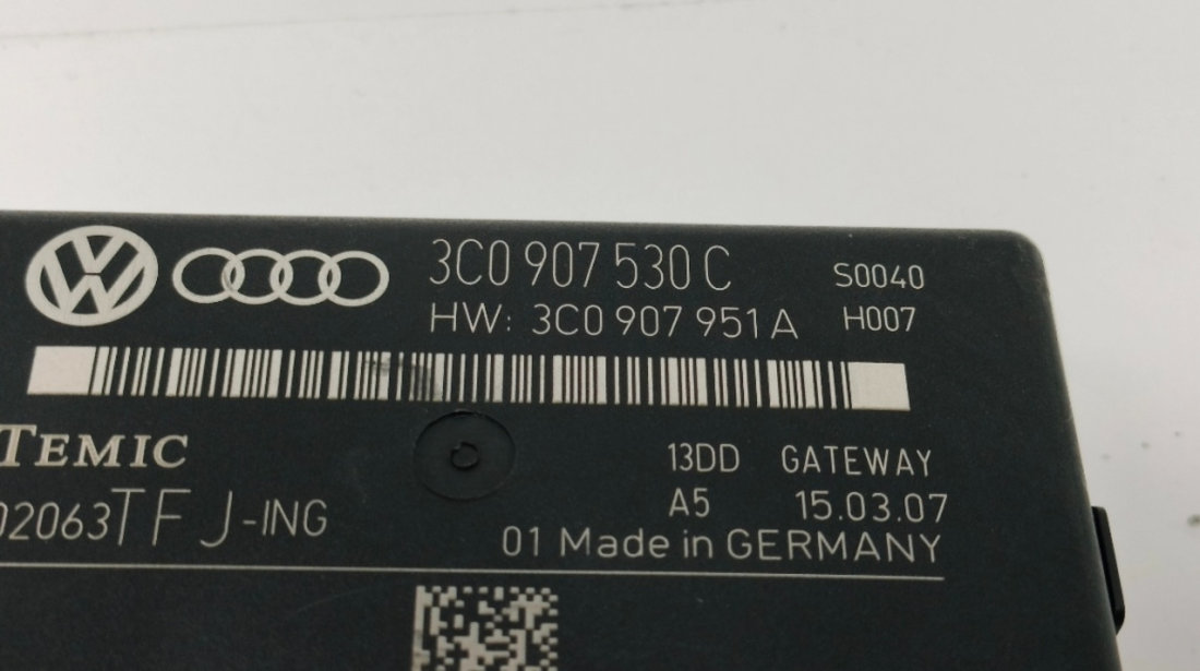 Modul Gateway Volkswagen Passat B6 (3C5) combi 2.0 TDI BKP 2007 OEM 3C0907530C