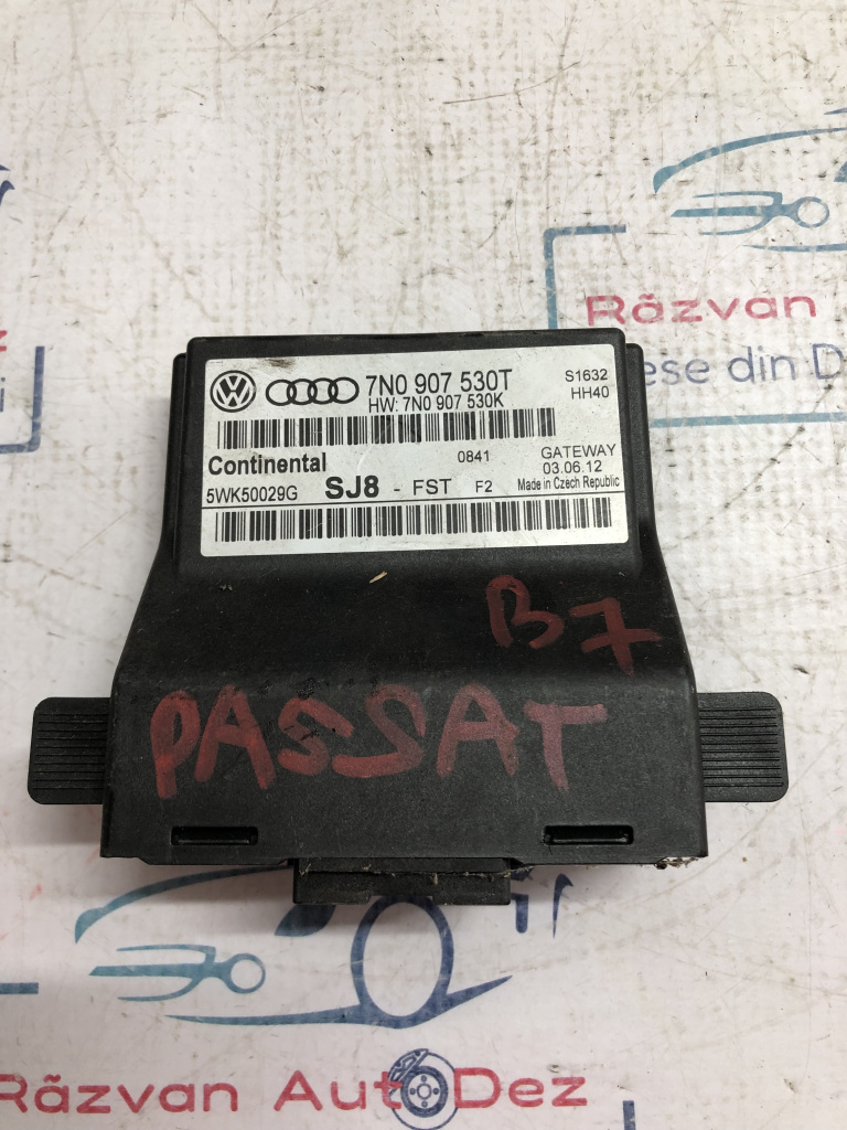 Modul Gateway Volkswagen Passat B7 2012, 7N0907530T