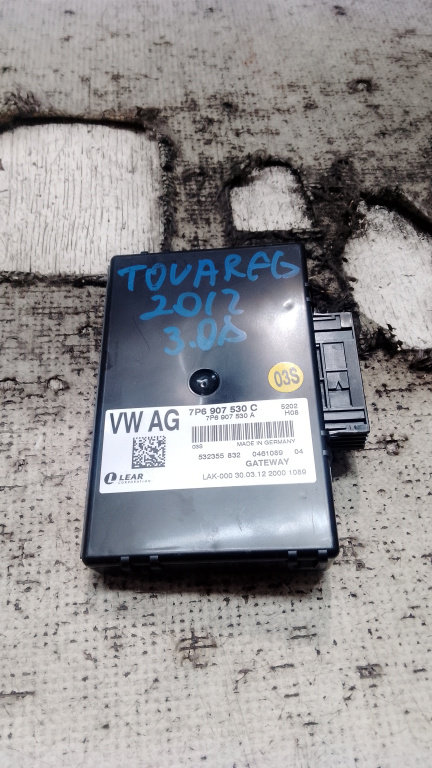 Modul Gateway Volkswagen Touareg 3.0 Motorina 2012, 7P6907530C