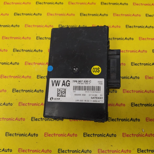 Modul Gateway Volkswagen Touareg, 7P6907530C, 7P6907530A