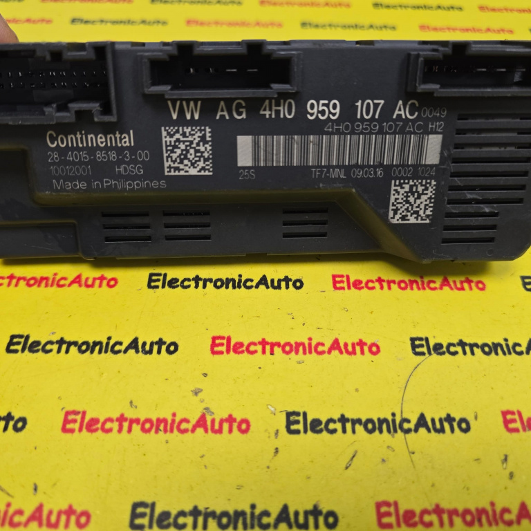 Modul HAION, PORTBAGAJ, Audi A8 4H0959107AC, 2840158518300,