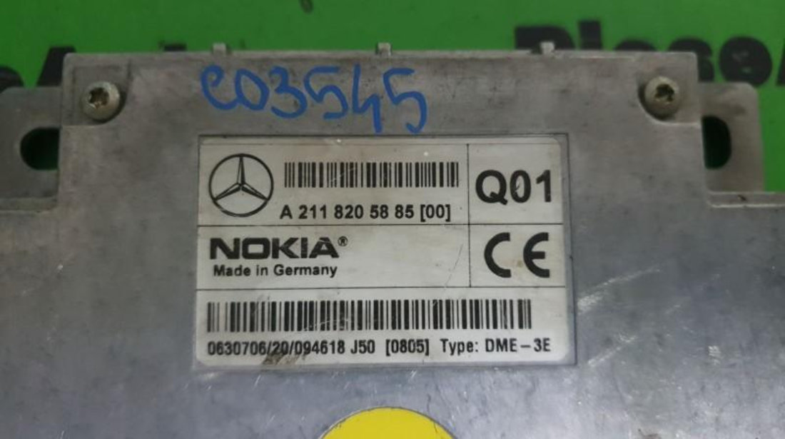 Modul hands free Mercedes E-Class (2002->) [W211] a2118205885