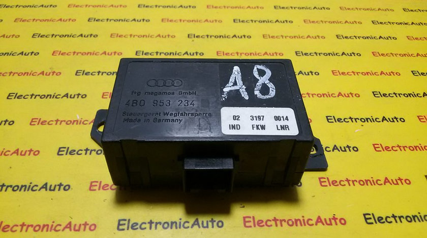 Modul Imobilizator Audi A8 4B0953234, 4B0 953 234