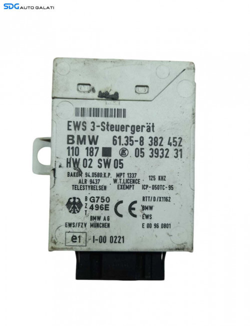 Modul Imobilizator BMW Seria 5 E39 2.5 1998 - 2003 Cod 05393231 8382452 61.35-8382452 [N0547]