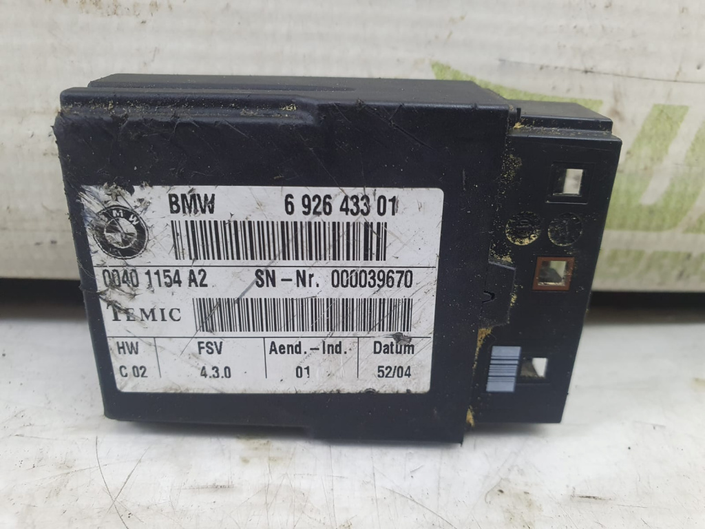 Modul incalzire scaun 692643301 BMW Seria 3 E90/E91/E92/E93 [2004 - 2010]