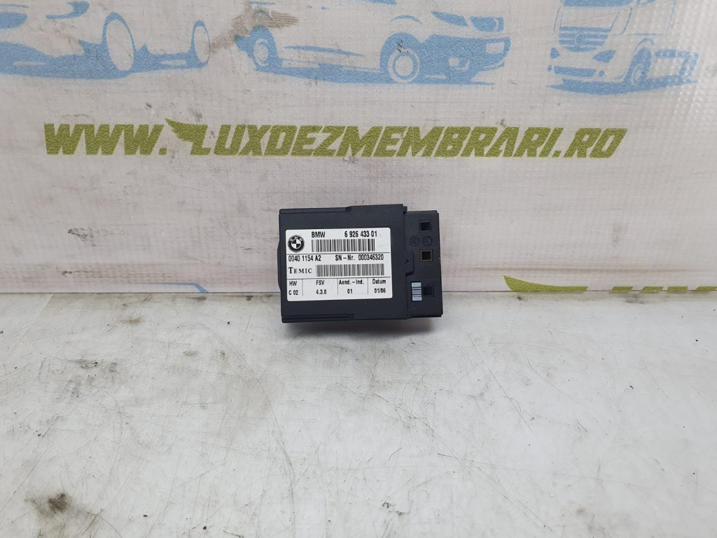 Modul incalzire scaun 692643301 BMW Seria 3 E90 [2004 - 2010] 2.0 d M47 204d4