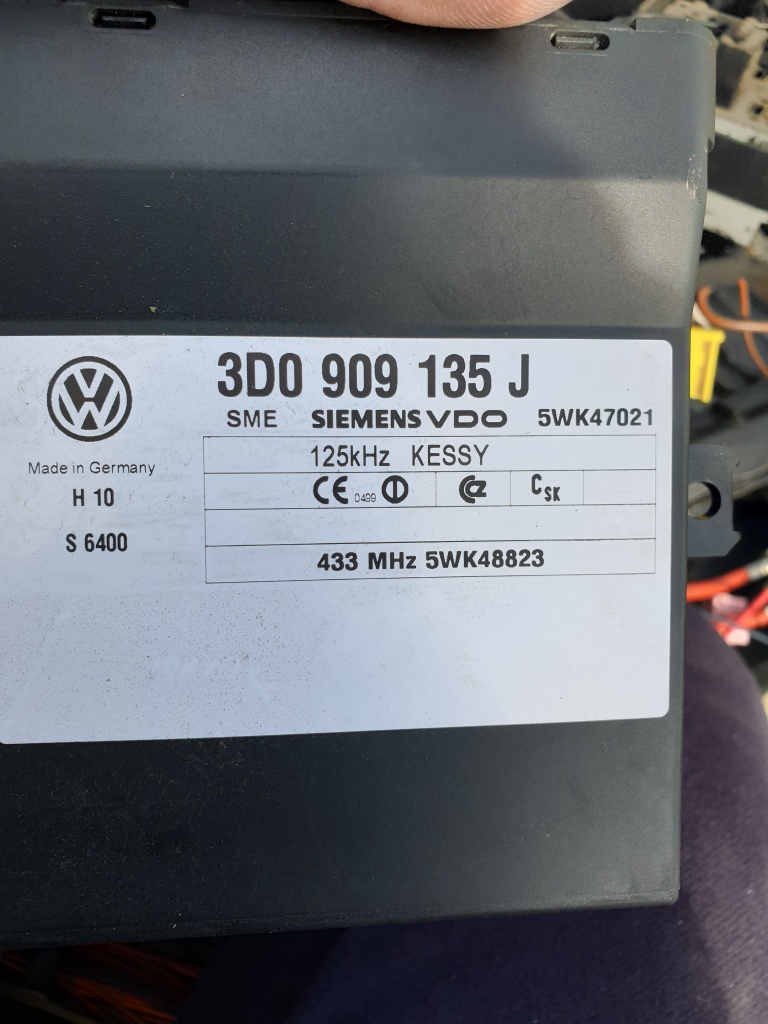 MODUL INCHIDERE CENTRALIZATA 3D0909135J, VOLKSWAGEN TOUAREG (7LA, 7L6) 2002-2010