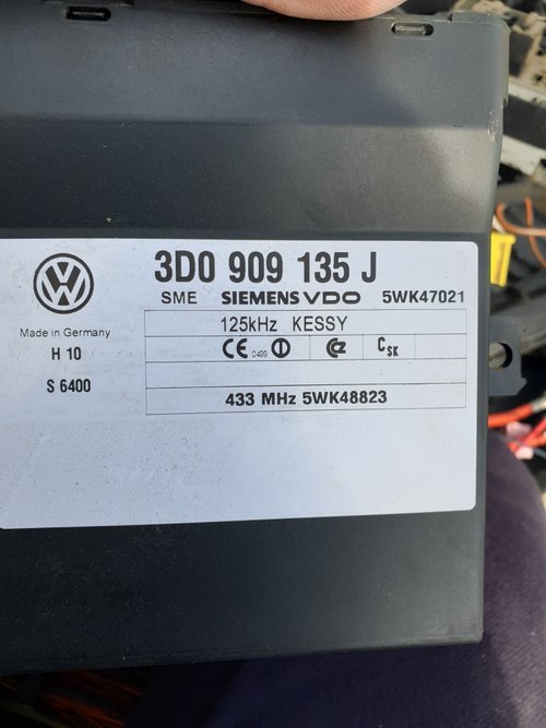 MODUL INCHIDERE CENTRALIZATA 3D0909135J, VOLKSWAGEN TOUAREG (7LA, 7L6) 2002-2010