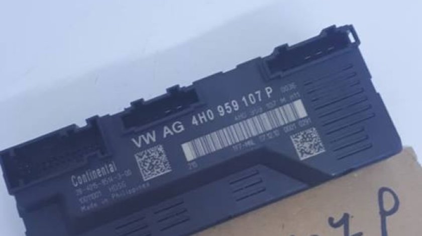 Modul inchidere centralizata capota portbagaj 4H0959107P 4H0959107M Audi A8 4H D4 2010-2016