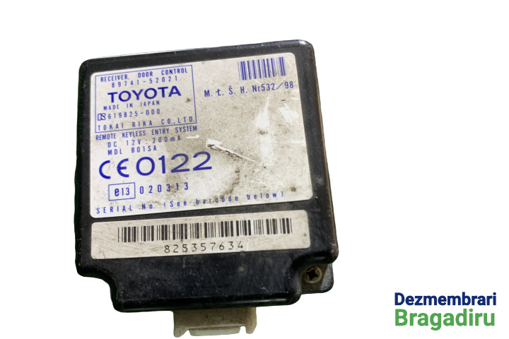 Modul inchidere centralizata Cod: 619825-000 Toyota Yaris P1 [1999 - 2003] Hatchback 3-usi 1.5 MT (106 hp) (SCP1_ NLP1_ NCP1_)