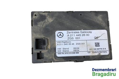 Modul inchidere centralizata Cod: A2114452600 Mercedes-Benz E-Class W211/S211 [2002 - 2006] Sedan 4-...