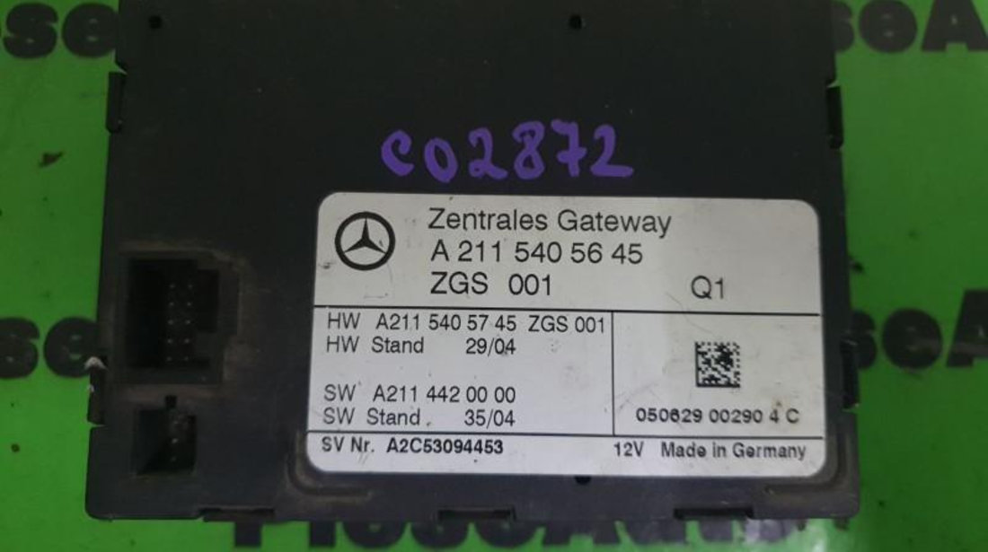 Modul inchidere centralizata Mercedes E-Class (2002->) [W211] a2115405645