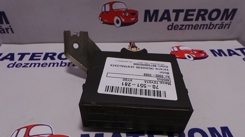 MODUL INCHIDERE CENTRALIZATA TOYOTA AYGO AYGO - (2005 2009)