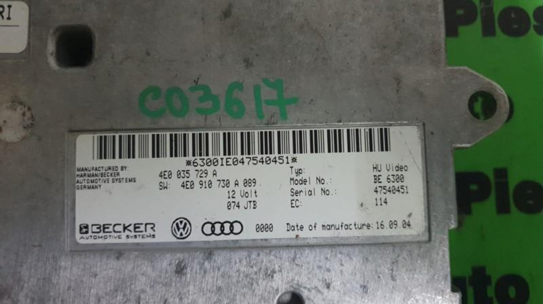 Modul interfata mmi Audi A6 (2004-2011) [4F2, C6] 4e0035729a