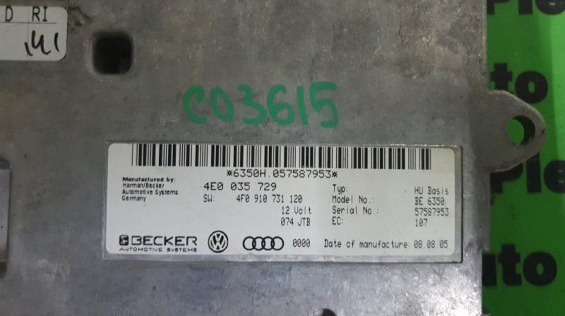 Modul interfata mmi Audi A6 (2004-2011) [4F2, C6] 4e0035729