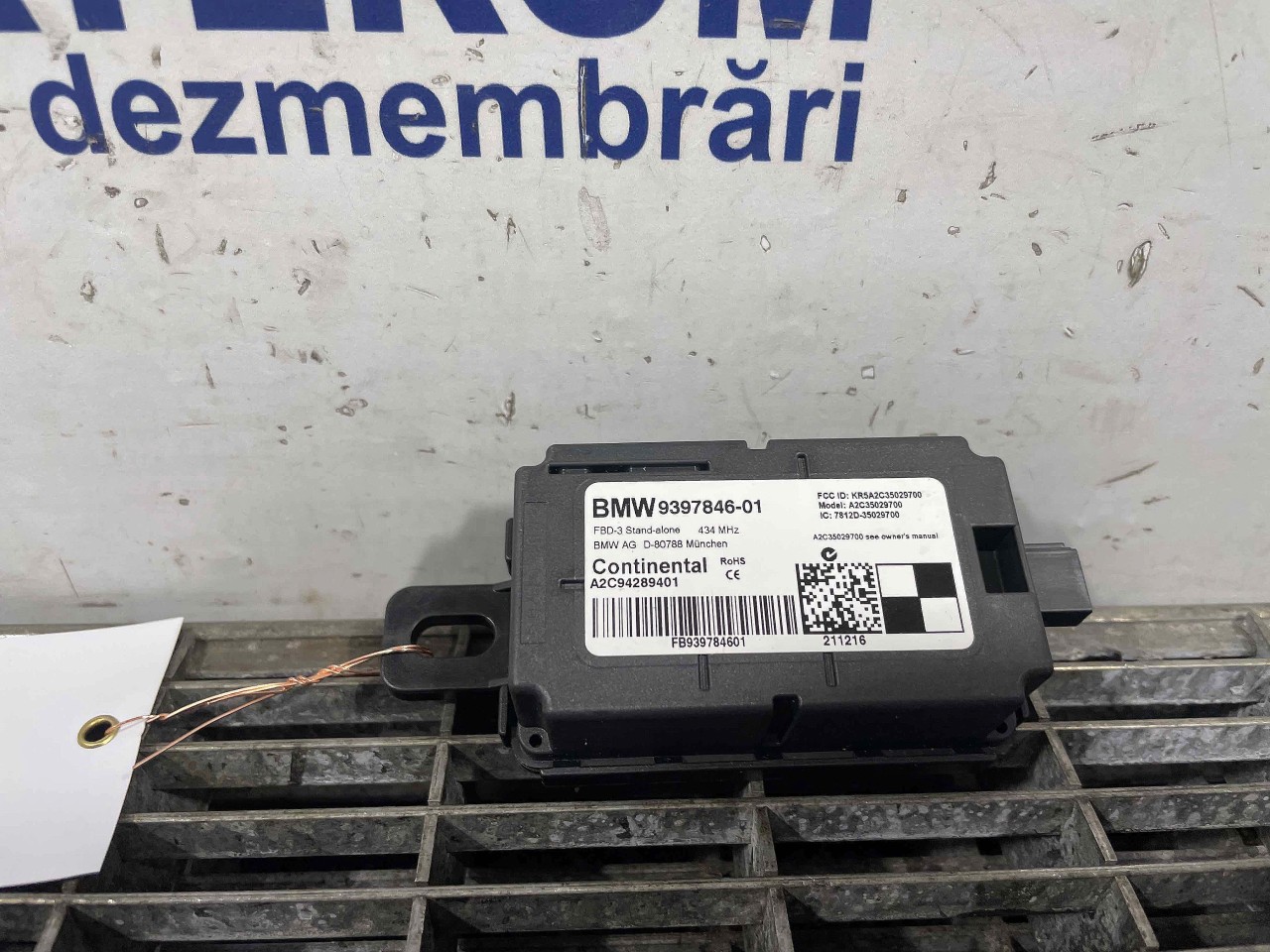 MODUL KEYLESS BMW SERIA 4 F 36 SERIA 4 F 36 2.0 D - (2017 2021)