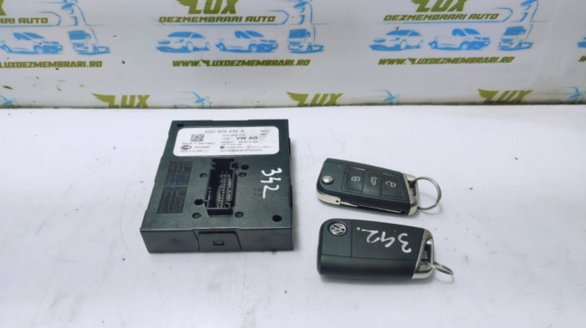 Modul keyless cu chei 5q0959435a Skoda Octavia 3 [2013 - 2017]