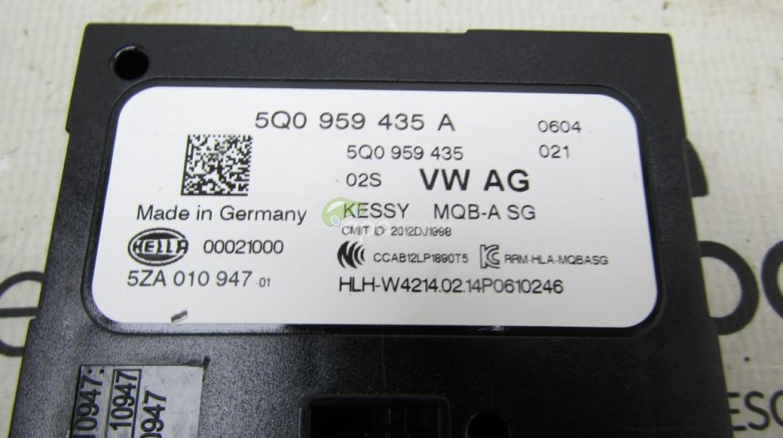 Modul Keyless Entry - Audi A3 8V - VW Golf 7 cod 5Q0959435A