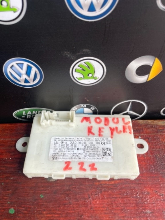 Modul keyless go Mercedes s class w222 cod a2229003308