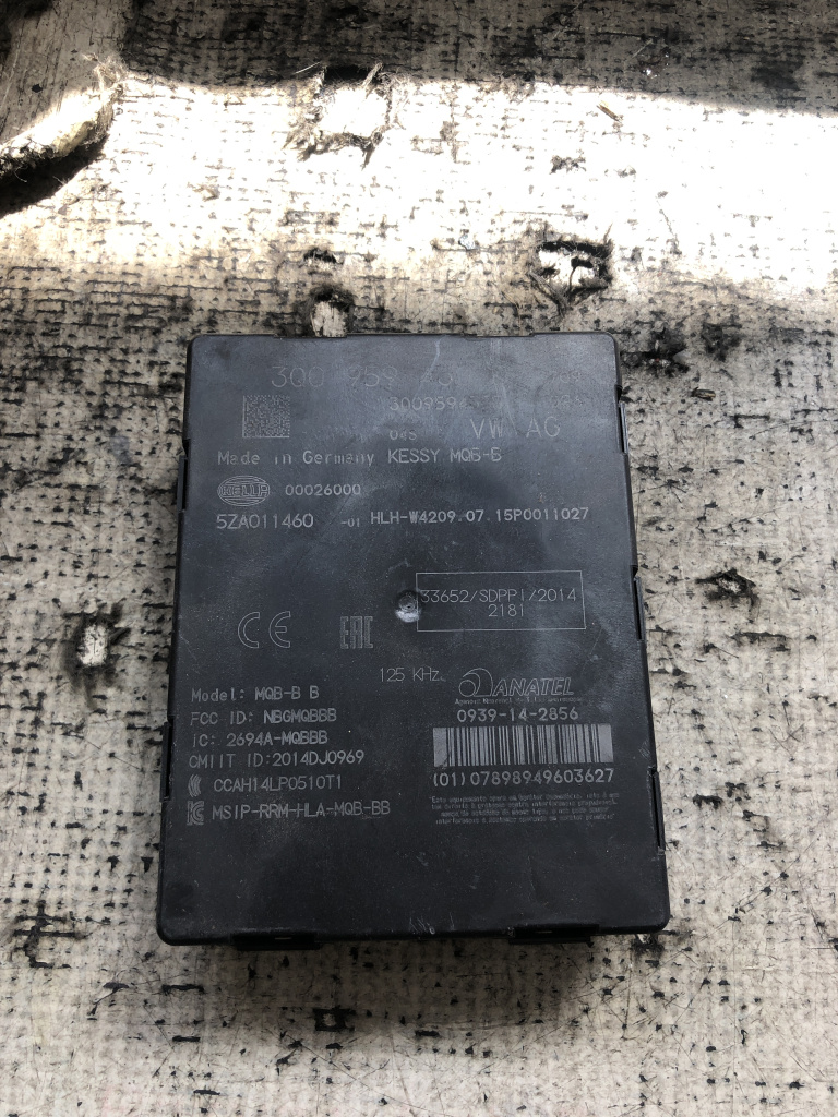 Modul keyless Volkswagen Passat B8 2017, 3Q0959435B