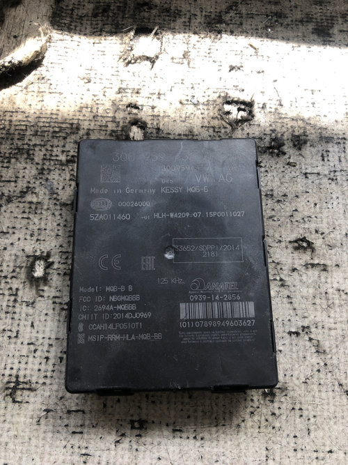 Modul keyless Volkswagen Passat B8 2017, 3Q0959435B