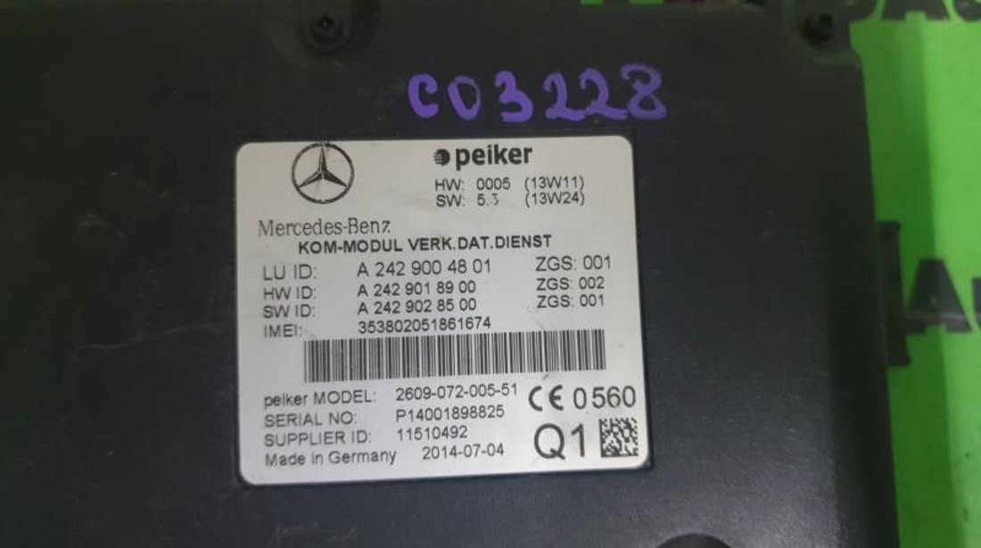 Modul kom Mercedes C-Class (2007->) [W204] a2429004801