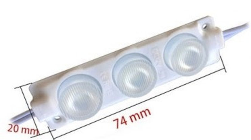 Modul Led 3 Smd 3W 12V Cod 7520-3LED-3030 300620-2